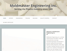 Tablet Screenshot of moldmaster.com